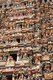 India: Hundreds of figures adorn one of the 14 <i>gopuram</i> (gateway towers) at Meenakshi Amman Temple, Madurai, Tamil Nadu